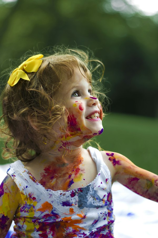 Little girl smiling